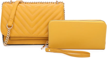 FASHION CROSSBODY BAG & WALLET SET