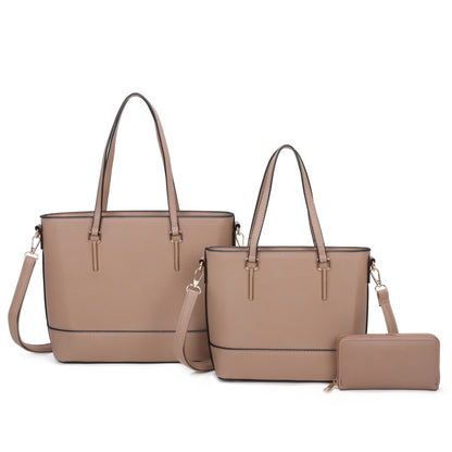 3-IN-1 FASHION TOP HANDLE TOTE BAG SET