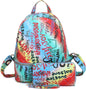 MULTI GRAFFITI BACKPACK 2-IN-1 SET