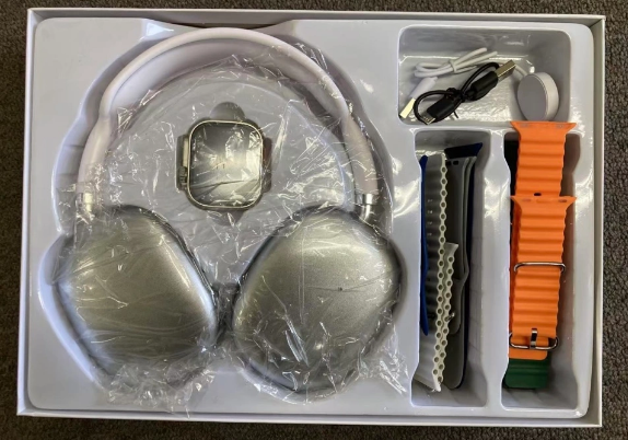 P9 Ultra 2 Smart Watch W/7 Bands With Headphone  ( Not Apple)