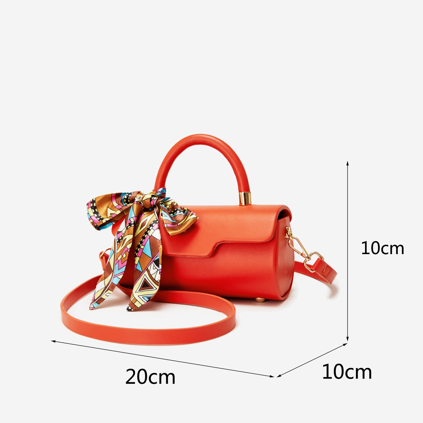 FASHION TOP HANDLE CYLINDER SATCHEL 2-IN-1 SET