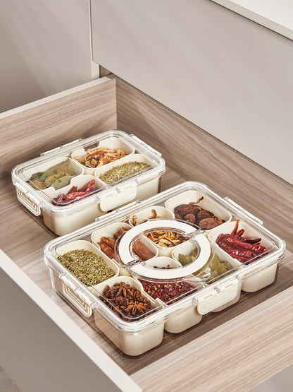 Kitchen Divided Storage Boxes Set