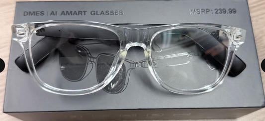 DMES SYX-E (Transparent) AI Translation Smart Glasses